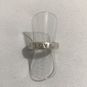 925 Sterling Silver Rings "True Love Awaits" Size 4.75